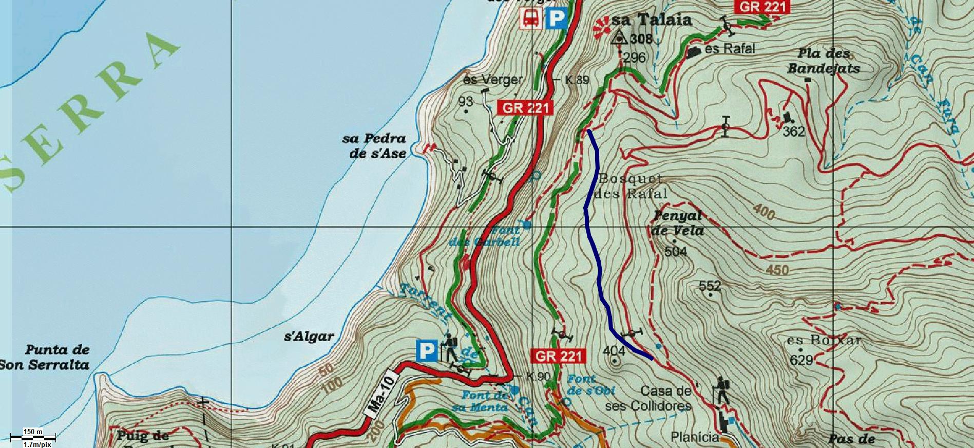 MAPAS DE TRAMUNTANA